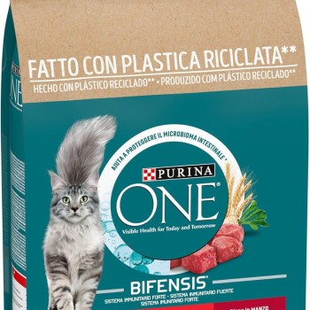 Purina ONE Bifensis Crocchette Gatto Sterilizzato Manzo, Sacco da 2,8kg - 2,8kg