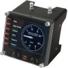 Logitech G Saitek Pro Flight Pannello di Controllo Per Simulazioni di Volo Professionale ‎Gaming, Display a Colori LCD da 3,5", 15 Tipi di Indicatori, Connessione USB, Espandibile, PC ‎‎- Nero