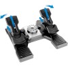 Logitech G Saitek Pro Flight Rudder, Pedaliera del Timone di Volo, Freni a Pedale Simulazione Professionale, Manopola Tensione Regolabile, Controllo ‎FPreciso, Pedali Antiscivolo, USB, PC - Nero