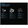 Logitech G Saitek Pro Flight Rudder, Pedaliera del Timone di Volo, Freni a Pedale Simulazione Professionale, Manopola Tensione Regolabile, Controllo ‎FPreciso, Pedali Antiscivolo, USB, PC - Nero