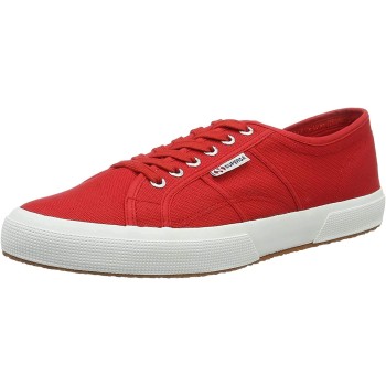 SUPERGA 2750-cotu Classic, Scarpe da Ginnastica Basse Unisex-Adulto - 35.5 EU Rosso Red White