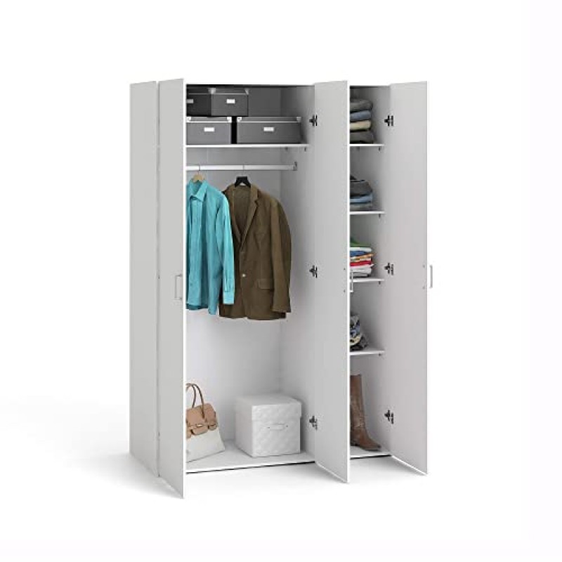 Tvilum Space Armadio, Truciolato, Bianco, small - Small Bianco