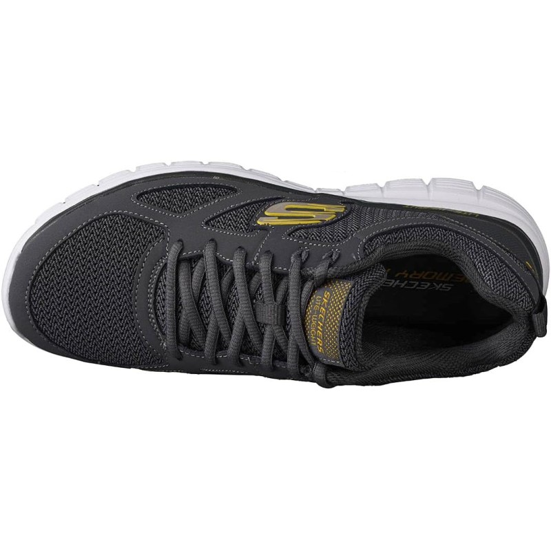 Skechers Burns Agoura, Sneakers,Sports Shoes Uomo - 40 EU Charcoal Leather Mesh Trim Skechers Burns Agoura, Sneakers,Sports Shoes Uomo - 40 EU Charcoal Leather Mesh Trim