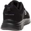 Skechers Burns 52635-bbk, Scarpe Uomo - 43 EU Black Leather Mesh Trim Skechers Burns 52635-bbk, Scarpe Uomo - 43 EU Black Leather Mesh Trim