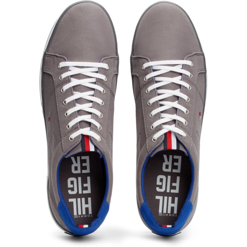 Tommy Hilfiger Sneakers Vulcanizzate Uomo Scarpe - 41 EU Grigio Steel Grey