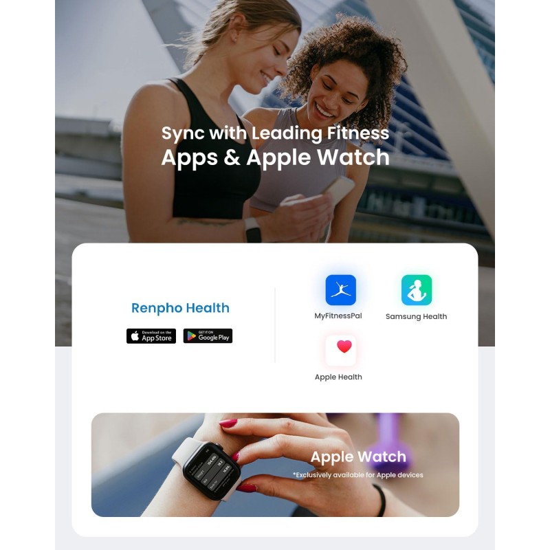 RENPHO Bilancia Pesapersone Digitale, Professionale Bilancia Impedenziometrica in Vetro Temperato, Max 180kg, Bluetooth Bilancia Pesa Persona con App, Elis 1 - 280mm/11" Nero RENPHO Bilancia Pesapersone Digitale, Professionale Bilancia Impedenziometrica in Vetro Temperato, Max 180kg, Bluetooth Bilancia Pesa Persona con App, Elis 1 - 280mm/11" Nero
