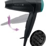 Remington Asciugacapelli 2000W - Pieghevole e Potente - Asciugacapelli da Viaggio, Bacchetta e Diffusore per styling, 2 livelli di riscaldamento e ventola, On The Go D1500