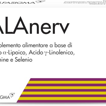 Alanerv, Integratore Alimentare di Acido Alfa-Lipoico e Acido Gamma-Linoleico, Vitamine e Selenio, per la Protezione delle Cellule Dallo Stress Ossidativo, 20 Compresse Deglutibili Alanerv, Integratore Alimentare di Acido Alfa-Lipoico e Acido Gamma-Linoleico, Vitamine e Selenio, per la Protezione delle Cellule Dallo Stress Ossidativo, 20 Compresse Deglutibili