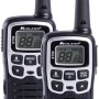 Midland - Walkie Talkie XT50, 2 Ricetrasmittenti Ideali per Outdoor e Cantieri, 24 Canali PMR446 Senza Licenza, 38 Toni CTCSS, Copertura 8Km, Ricarica Rapida, Autonomia 12H, Ricaricabile con USB - Grigio