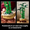 LEGO Botanicals Bambù del Buon Auspicio, Pianta Artificiale da Arredamento Interno con Vaso Finto, Decorazione di Casa o Ufficio, Idea Regalo per Donna, Uomo e Adulti dalla Botanical Collection 10344