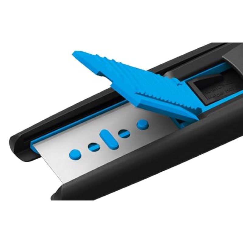 MARTOR Coltello di sicurezza con retrazione della lama, SECUNORM 175, coltello professionale per Cutter, Coltello per cartone, piccolo, in plastica, Per mancini e destrorsi - B01N9J8T0E Metallico