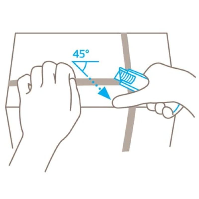 MARTOR Coltello di sicurezza con retrazione della lama, SECUNORM 175, coltello professionale per Cutter, Coltello per cartone, piccolo, in plastica, Per mancini e destrorsi - B01N9J8T0E Metallico