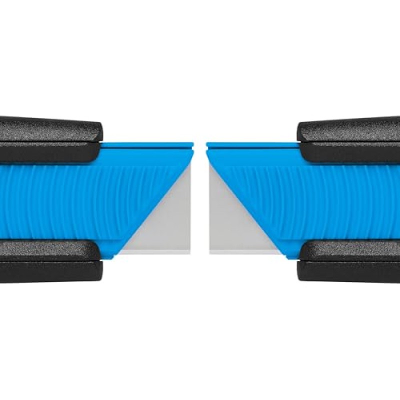 MARTOR Coltello di sicurezza con retrazione della lama, SECUNORM 175, coltello professionale per Cutter, Coltello per cartone, piccolo, in plastica, Per mancini e destrorsi - B01N9J8T0E Metallico