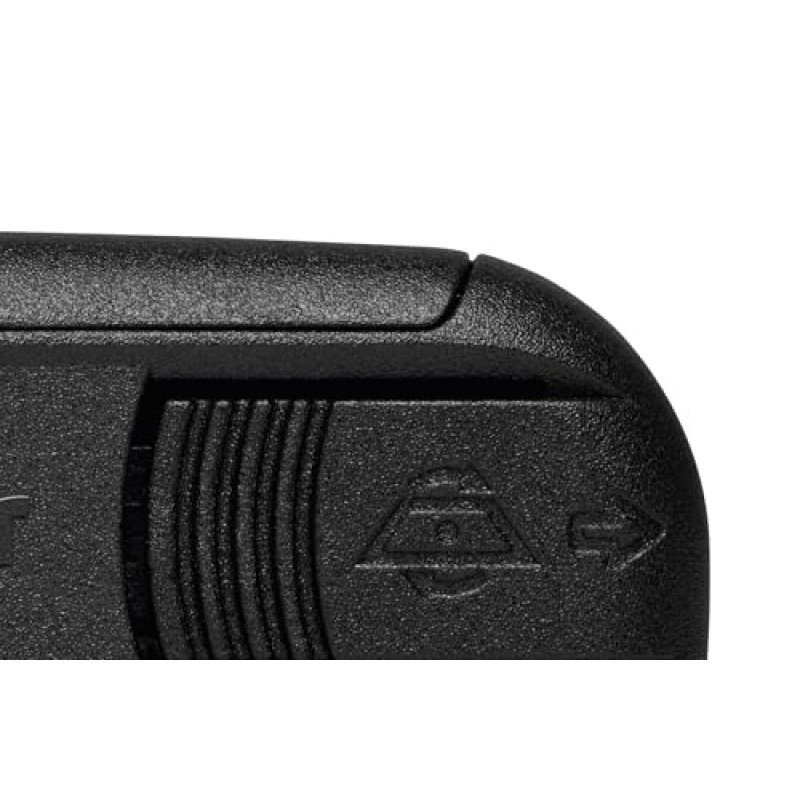 MARTOR Coltello di sicurezza con retrazione della lama, SECUNORM 175, coltello professionale per Cutter, Coltello per cartone, piccolo, in plastica, Per mancini e destrorsi - B01N9J8T0E Metallico