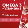 Omega 3 - Integratori per favorire la normale funzione cardiaca - Formula arricchita con Vitamina E, contro lo stress ossidativo - Per Adulti - Confezione da 60 perle softgel - Vitarmonyl