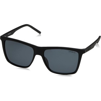 Polaroid PLD 2050/S Sunglasses, Black, 55 Men, Black, 55