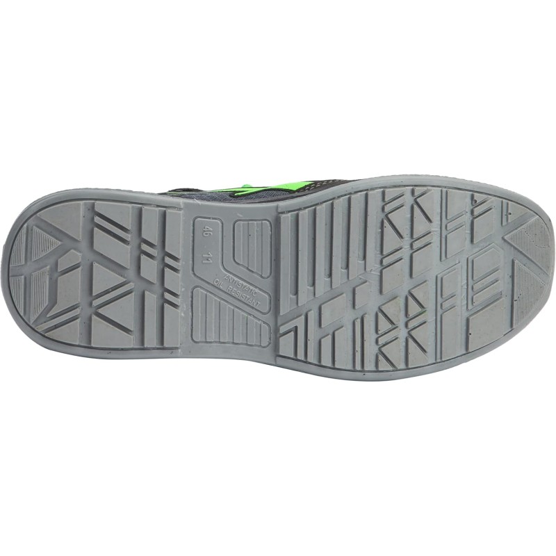 U-Power - Baskets de sécurité Basses légères et confortables Point - Environnements secs - S1P SRC 43 Gris/Vert - 43 EU Grigio Verde U-Power - Baskets de sécurité Basses légères et confortables Point - Environnements secs - S1P SRC 43 Gris/Vert - 43 EU Grigio Verde