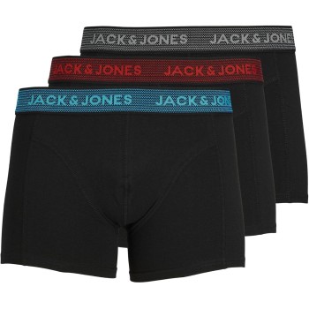 JACK & JONES Trunks 3-Pack Trunks - L Grigio (Asphalt Detail:hawaian Ocean & Fiery Red) JACK & JONES Trunks 3-Pack Trunks - L Grigio (Asphalt Detail:hawaian Ocean & Fiery Red)