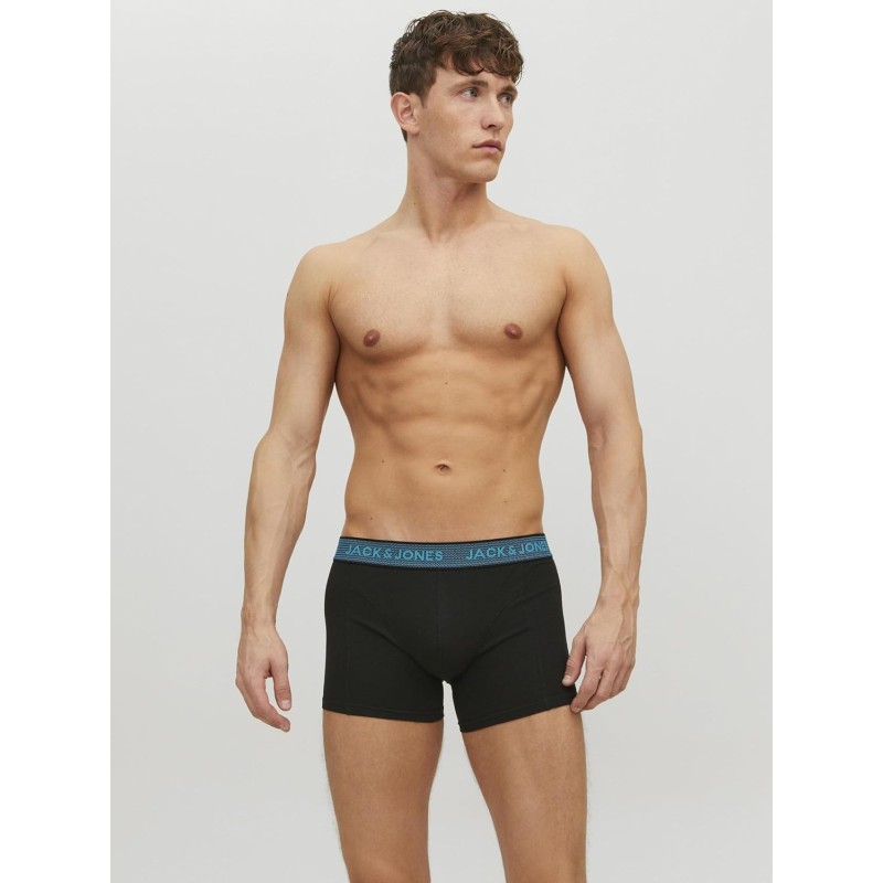 JACK & JONES Trunks 3-Pack Trunks - XXL Grigio (Asphalt Detail:hawaian Ocean & Fiery Red) JACK & JONES Trunks 3-Pack Trunks - XXL Grigio (Asphalt Detail:hawaian Ocean & Fiery Red)