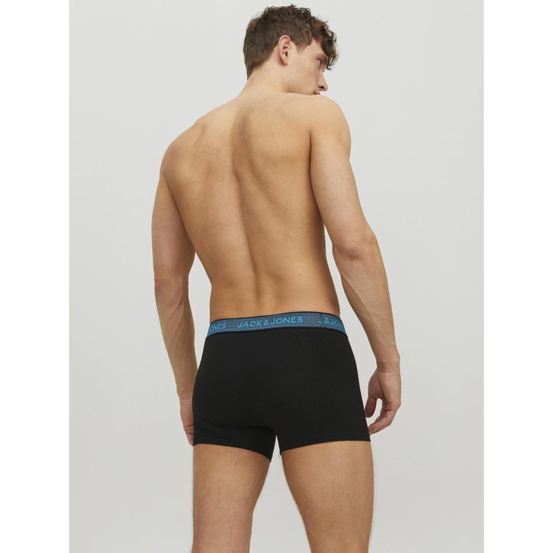 JACK & JONES Trunks 3-Pack Trunks - XXL Grigio (Asphalt Detail:hawaian Ocean & Fiery Red) JACK & JONES Trunks 3-Pack Trunks - XXL Grigio (Asphalt Detail:hawaian Ocean & Fiery Red)