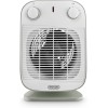 De'Longhi HFS50B20.GR Termoventilatore, Silenzioso e leggero, 3 livelli di potenza, ventilazione estiva, protezione antigoccia, maniglia, dispositivo di sicurezza, luce, protezione antigelo, Salvia - Salvia