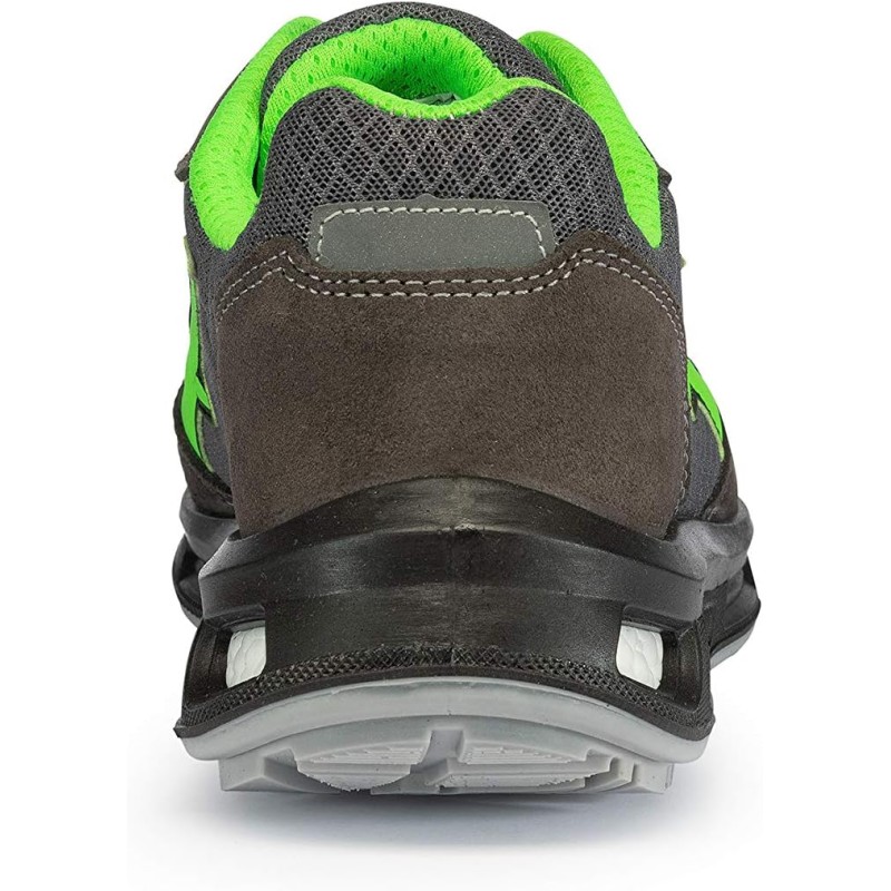U-Power Red Lion Point, Scarpe Antinfortunistiche Unisex, Scarpe da Ginnastica in Pelle Leggere, Flessibili, Antiperforazione, con Inserto Infinergy, con Puntale in Alluminio & (Green_47)