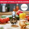 Moulinex DD6558 Quickchef 3in1 Frullatore a Immersione, 1000 W, Mixer con Tecnologia Powelix e 10 Velocità, 3 Accessori, Bicchiere 800 ml, Tritatutto 500 ml e Frusta, Lame in Acciaio Inossidabile