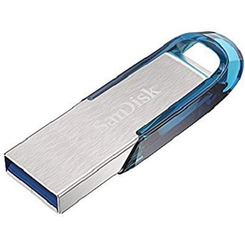 Sandisk Ultra Flair 64 GB, Chiavetta USB 3.0, Velocità di Lettura fino a 150 MB/s, Blu - 64 GB Blu Sandisk Ultra Flair 64 GB, Chiavetta USB 3.0, Velocità di Lettura fino a 150 MB/s, Blu - 64 GB Blu
