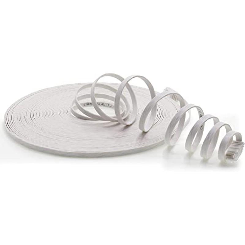 Techly Professional 100297 Cavo di Rete Patch Piatto in CCA Cat.5E Bianco UTP 3 Metri Bianco - U/UTP: Non schermato 3 m Bianco Techly Professional 100297 Cavo di Rete Patch Piatto in CCA Cat.5E Bianco UTP 3 Metri Bianco - U/UTP: Non schermato 3 m Bianco