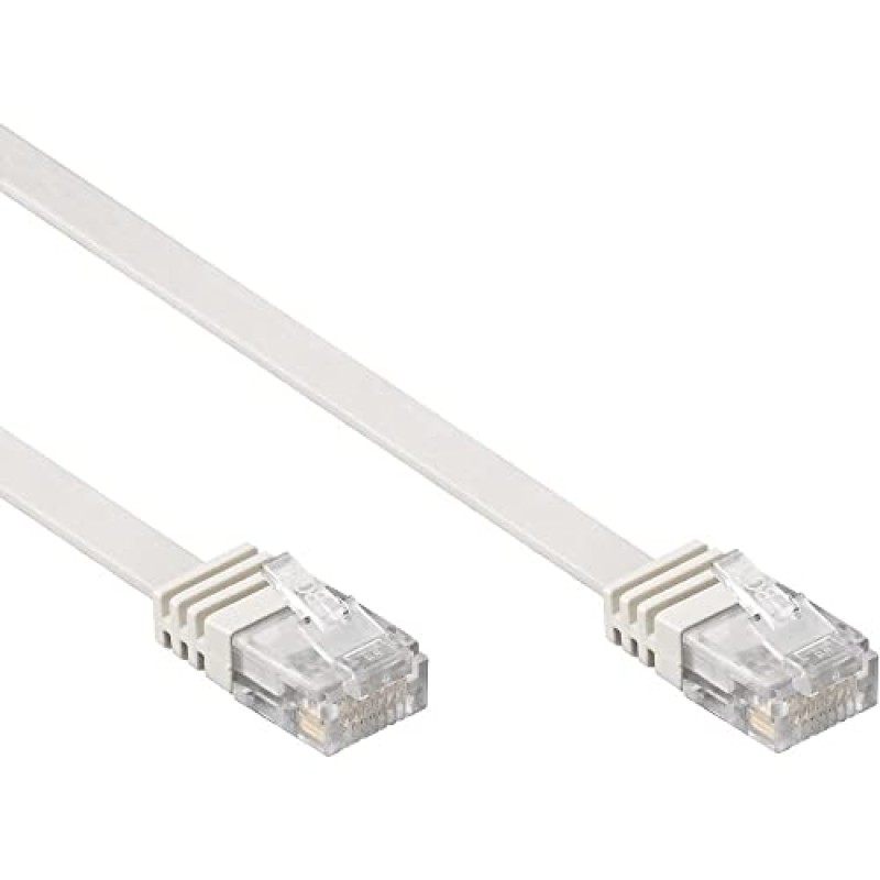 Techly Professional 100297 Cavo di Rete Patch Piatto in CCA Cat.5E Bianco UTP 3 Metri Bianco - U/UTP: Non schermato 3 m Bianco Techly Professional 100297 Cavo di Rete Patch Piatto in CCA Cat.5E Bianco UTP 3 Metri Bianco - U/UTP: Non schermato 3 m Bianco