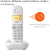 Gigaset A270 - Telefono Cordless con Vivavoce - Display Grafico Illuminato - Lunga durata delle batterie, Bianco [Versione Italiana] - Bianco