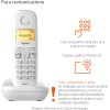 Gigaset A270 - Telefono Cordless con Vivavoce - Display Grafico Illuminato - Lunga durata delle batterie, Bianco [Versione Italiana] - Bianco