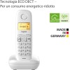 Gigaset A270 - Telefono Cordless con Vivavoce - Display Grafico Illuminato - Lunga durata delle batterie, Bianco [Versione Italiana] - Bianco