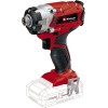 Einhell TE-CI 18/1 Li-Solo Avvitatore a impulsi a batteria Power X-Change (18V, giri al min. 0-2300, torsione 140Nm, attacco bits esagonale, 3 luci, senza batteria e caricabatteria)