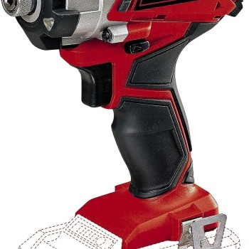 Einhell TE-CI 18/1 Li-Solo Avvitatore a impulsi a batteria Power X-Change (18V, giri al min. 0-2300, torsione 140Nm, attacco bits esagonale, 3 luci, senza batteria e caricabatteria)