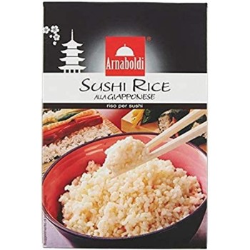 Arnaboldi Riso per Sushi alla Giapponese, Sushi Rice [1 Confezione da 500g] - 11.1 cm x 4.6 cm x 16.2 cm