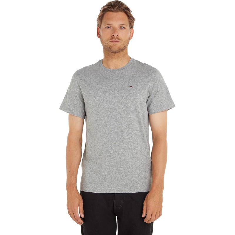 Tommy Jeans Uomo T-Shirt Maniche Corte Tjm Original Slim - L Grigio (Lt Grey Htr) Tommy Jeans Uomo T-Shirt Maniche Corte Tjm Original Slim - L Grigio (Lt Grey Htr)