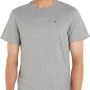 Tommy Jeans Uomo T-Shirt Maniche Corte Tjm Original Slim - L Grigio (Lt Grey Htr)