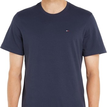 Tommy Jeans Uomo T-Shirt Maniche Corte Tjm Original Slim - L Blu (Black Iris)