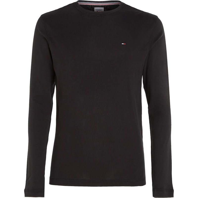 Tommy Jeans Uomo Maglietta Maniche Lunghe TJM Original Maniche Lunghe - L Nero (Tommy Black) Tommy Jeans Uomo Maglietta Maniche Lunghe TJM Original Maniche Lunghe - L Nero (Tommy Black)