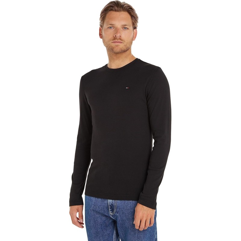 Tommy Jeans Uomo Maglietta Maniche Lunghe TJM Original Maniche Lunghe - L Nero (Tommy Black) Tommy Jeans Uomo Maglietta Maniche Lunghe TJM Original Maniche Lunghe - L Nero (Tommy Black)