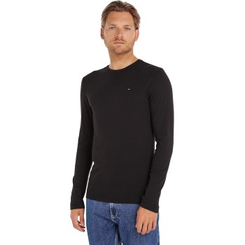 Tommy Jeans Uomo Maglietta Maniche Lunghe TJM Original Maniche Lunghe - L Nero (Tommy Black)