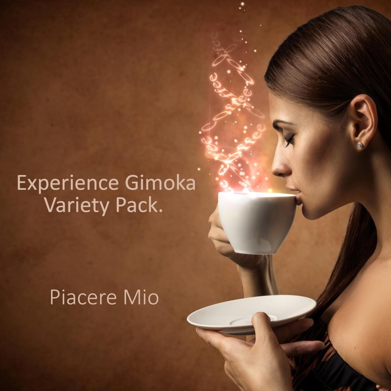 Gimoka - Compatibile Per Easy Serving Espresso - Cialde Ese 44-50 Cialde - Gusto GRAN BAR INTENSO - Intensità 12 - In Carta Compostabile - 1 unità (Confezione da 50) Gimoka - Compatibile Per Easy Serving Espresso - Cialde Ese 44-50 Cialde - Gusto GRAN BAR INTENSO - Intensità 12 - In Carta Compostabile - 1 unità (Confezione da 50)