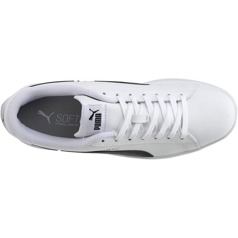 PUMA Puma Smash V2 L, Scarpe da Ginnastica, Unisex - Adulto - 44 EU Bianco Puma White Puma Black PUMA Puma Smash V2 L, Scarpe da Ginnastica, Unisex - Adulto - 44 EU Bianco Puma White Puma Black