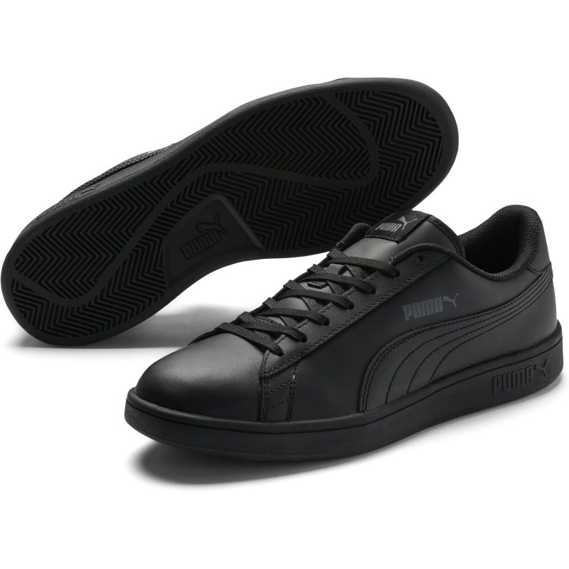 PUMA Puma Smash V2 L, Scarpe da Ginnastica, Unisex - Adulto - 40 EU Puma Black Puma Black PUMA Puma Smash V2 L, Scarpe da Ginnastica, Unisex - Adulto - 40 EU Puma Black Puma Black