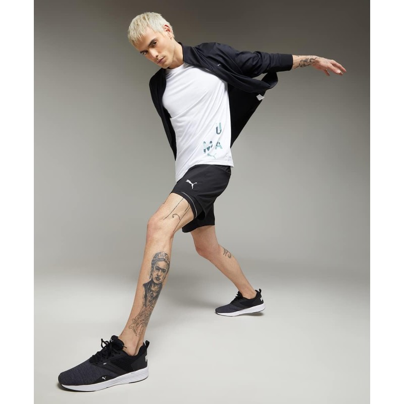 PUMA Cometa Nrgy, Scarpe da Corsa Unisex-Adulto - 45 EU Puma Black Puma White