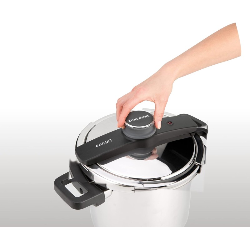 Tescoma 702766 Pentola a Pressione, Acciaio Inossidabile, Argento, 22 cm Tescoma 702766 Pentola a Pressione, Acciaio Inossidabile, Argento, 22 cm