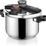 Tescoma 702766 Pentola a Pressione, Acciaio Inossidabile, Argento, 22 cm