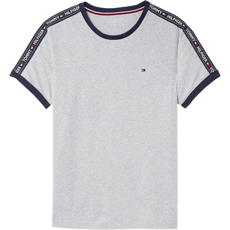 Tommy Hilfiger Magliette a Maniche Corte Uomo - S Grigio (Grey Heather) Tommy Hilfiger Magliette a Maniche Corte Uomo - S Grigio (Grey Heather)
