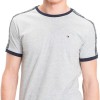 Tommy Hilfiger Magliette a Maniche Corte Uomo - S Grigio (Grey Heather)
